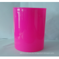 Farbglas-Zylinder-Aufbewahrungsbehälter
